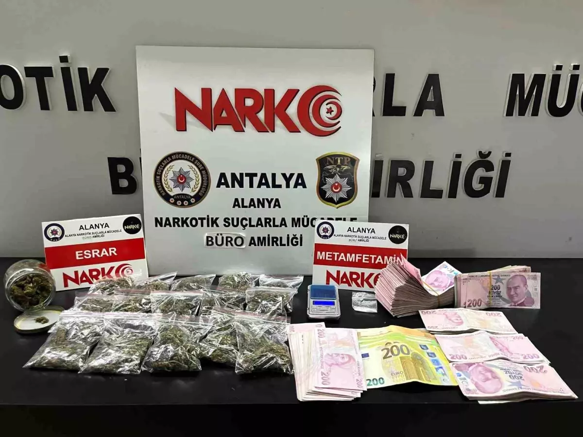 Alanya’da Uyuşturucu Ticareti Operasyonu