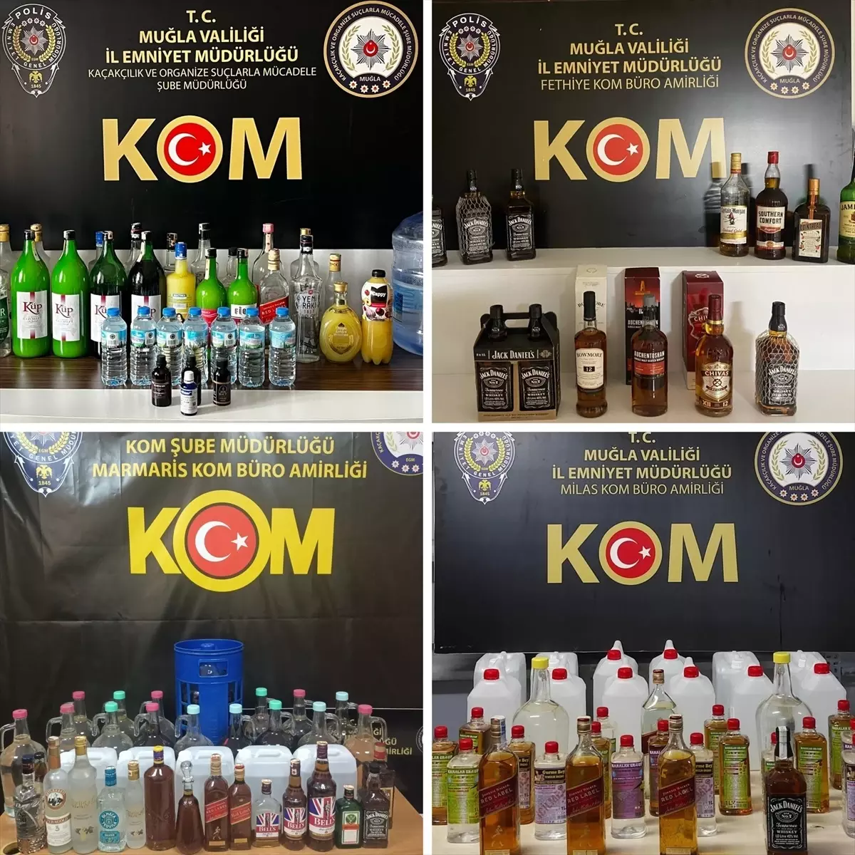 Muğla’da Sahte İçki Operasyonu: 11 Gözaltı