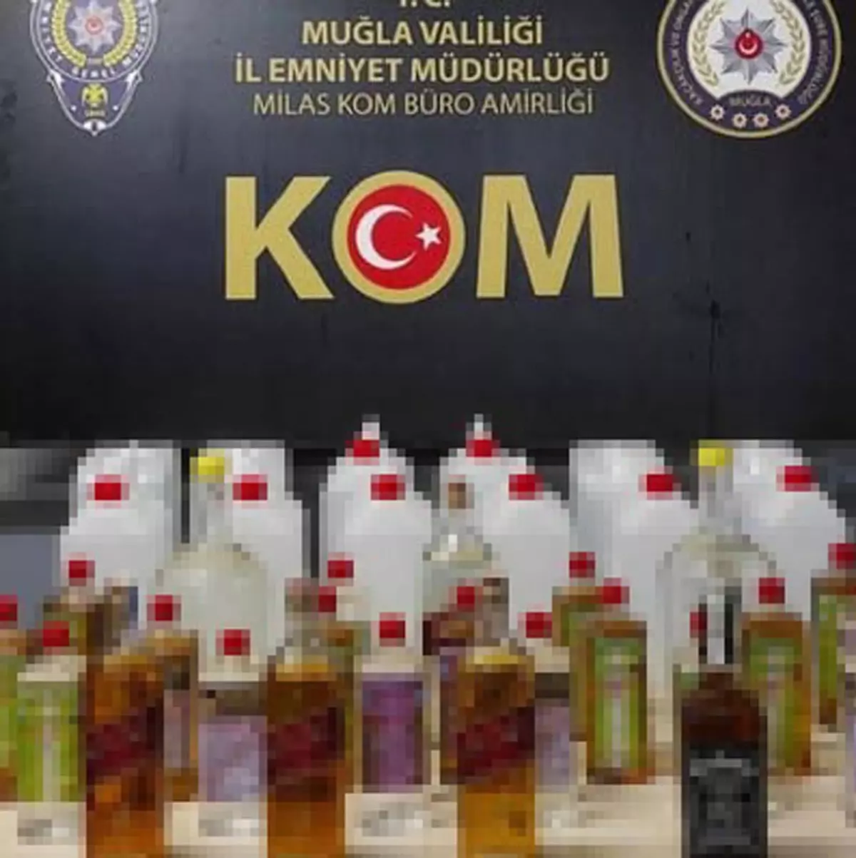Muğla’da Sahte İçki Operasyonu: 121 Litre Ele Geçirildi, 11 Gözaltı