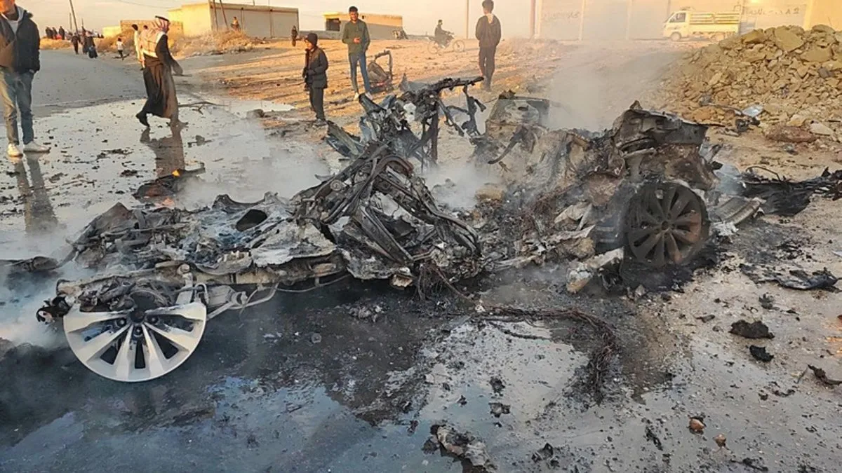 Münbiç’te terör saldırısı: Bomba yüklü araç infilak etti